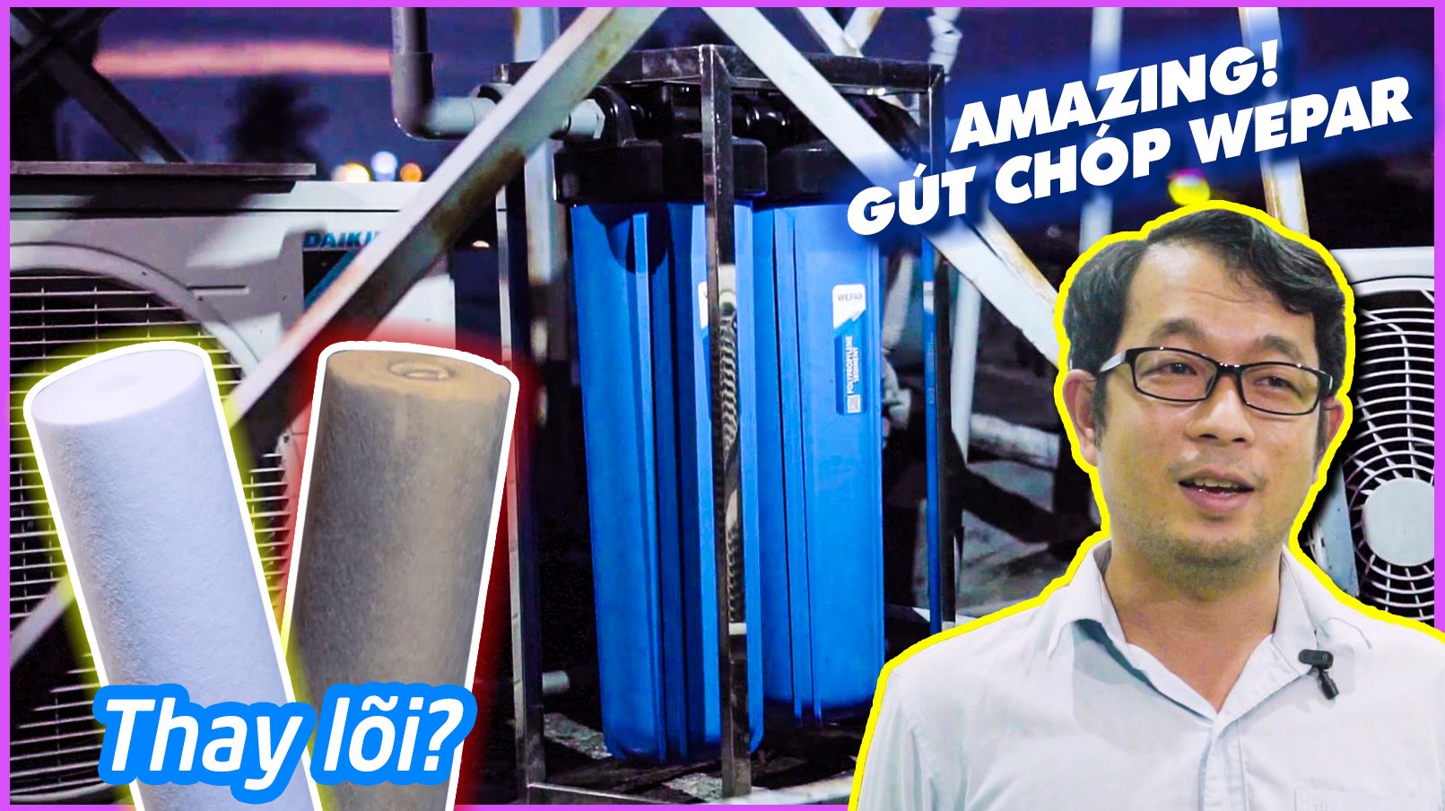 AMAZING GÚT CHÓP!!! Khách hàng BẤT NGỜ với hiệu quả xử lý nước của Bộ Lọc Tổng Đầu Nguồn WEPAR