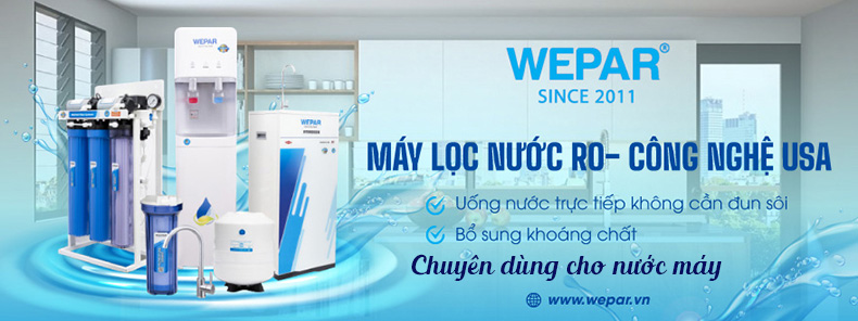 Máy lọc RO dành cho nước máy.