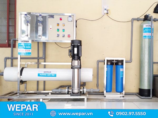 Máy lọc nước nhiễm mặn nước lợ Model PB500LPH 500 lít/giờ
