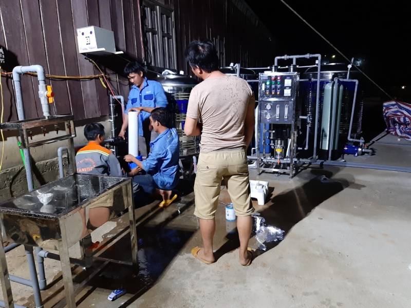 Hệ thống lọc nước Công ty May mặc tại Lào