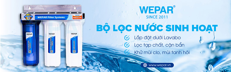 Bộ lọc nước sinh hoạt Wepar Bộ lọc nước sinh hoạt Wepar