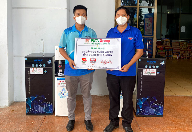 Bàn giao Máy lọc nước Wepar tại Bình Dương