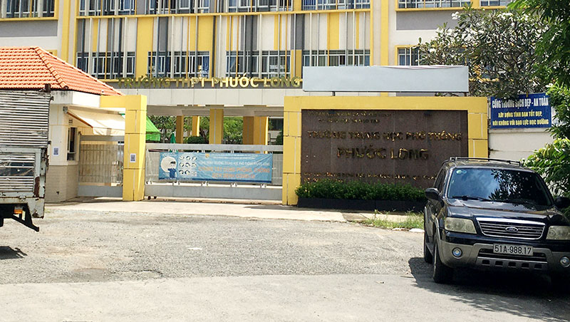 Bàn giao Máy lọc nước Wepar tại Trường THPT Phước Long - Thủ Đức