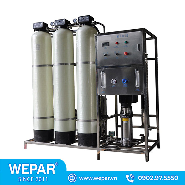 Hệ thống lọc nước RO đóng bình chai công suất 1000 l/h