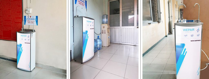 Máy lọc nước công nghiệp 2 vòi nóng lạnh