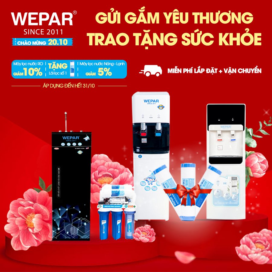 MÁY LỌC NƯỚC – MÓN QUÀ Ý NGHĨA NGÀY 20/10