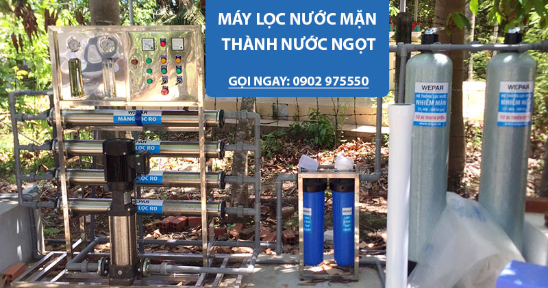 Bảng giá hệ thống lọc nước nhiễm mặn, ngập mặn tại Vĩnh Long