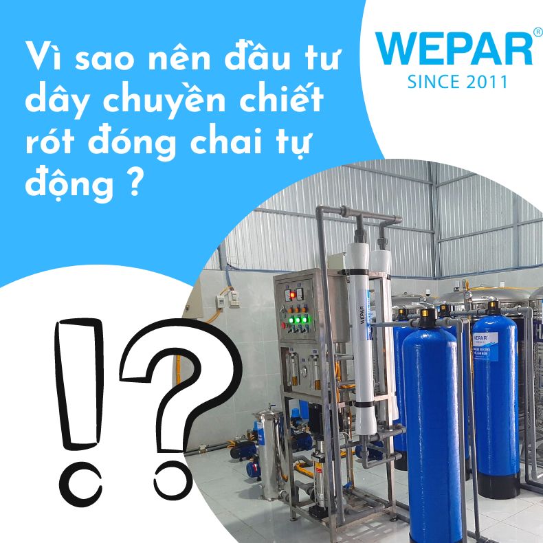 Vì sao nên đầu tư dây chuyền chiết rót đóng chai
