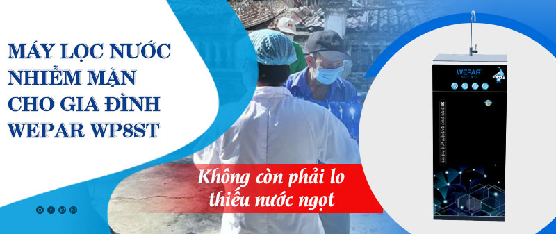 Máy lọc nước nhiễm mặn cho gia đình