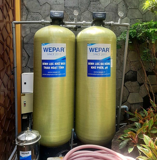 Hệ thống lọc thô cho nhà hàng.