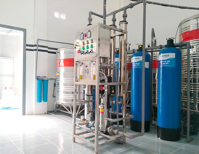 Hệ thống RO cho nhà hàng.
